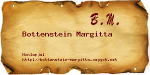Bottenstein Margitta névjegykártya
