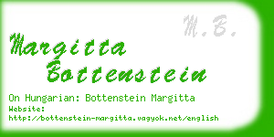 margitta bottenstein business card